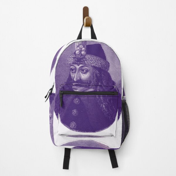 Item preview, Vlad the Impaler - portrait black and white / blue and white designed and sold by Mad-Boy.