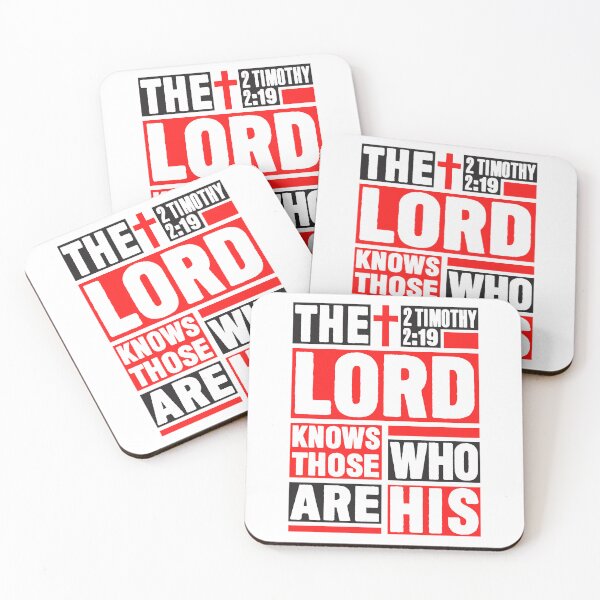 Item preview, 2 Timothy 2:19 The Lord Knows Those Who Are His designed and sold by plushism.