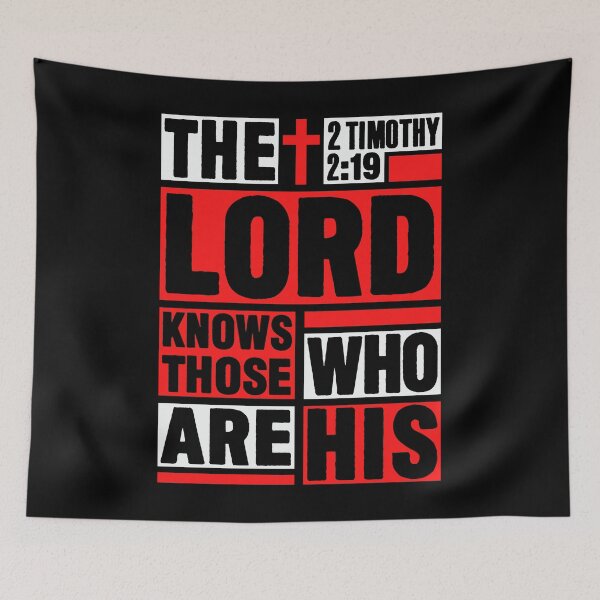 Item preview, 2 Timothy 2:19 The Lord Knows Those Who Are His designed and sold by plushism.