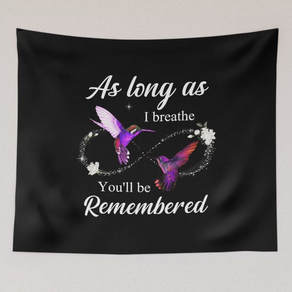 Item preview, Best In Loving Memory Couple Family Memorial Hummingbirds Floral designed and sold by tuanitus.