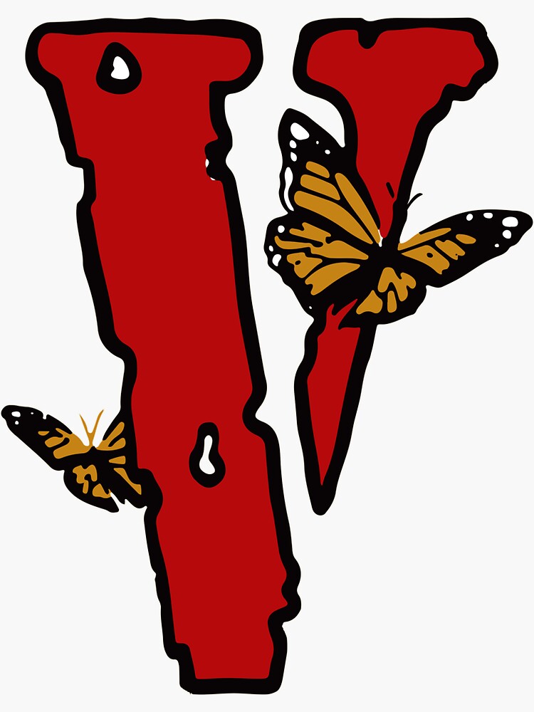 juice wrld butterfly vlone