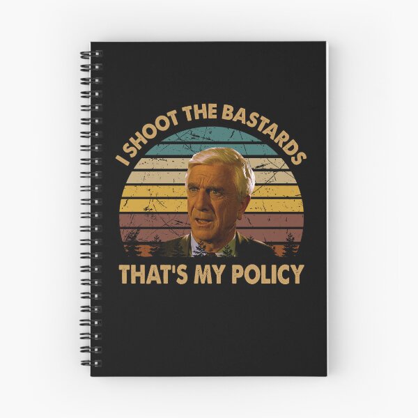 Item preview, I shoot the bastards, that's my policy Frank Drebin character designed and sold by ErickCosta1158.