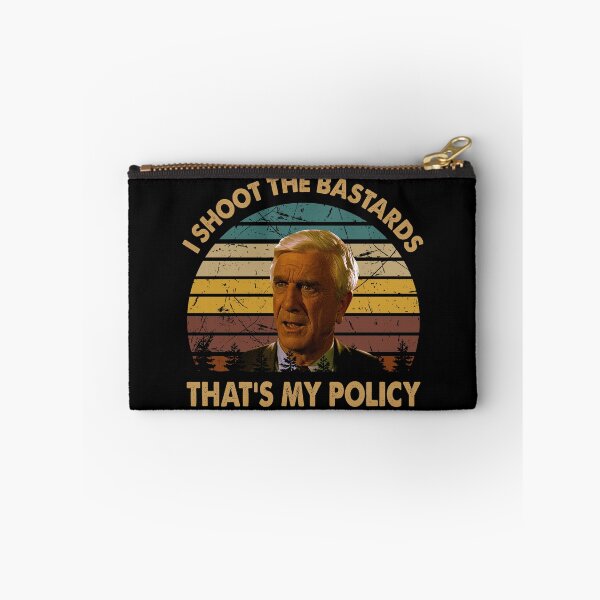 Item preview, I shoot the bastards, that's my policy Frank Drebin character designed and sold by ErickCosta1158.