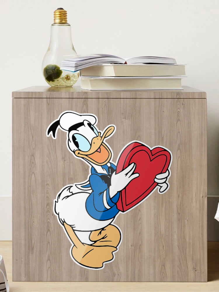 Gráfico del pato Donald para el día de San Valentín · Creative Fabrica