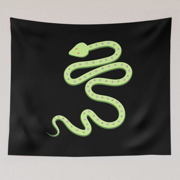 Item preview, cute green snake print designed and sold by Nia-Chi.