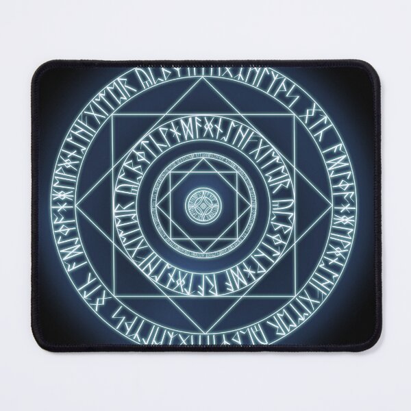 Item preview, Blue Glowing Rune Magic Circle designed and sold by Saanis.