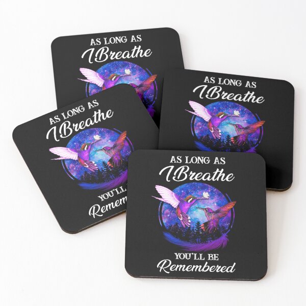 Item preview, Awesome In Loving Memory Hummingbirds Family Memorial Remembrance designed and sold by tuanitus.
