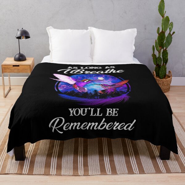 Item preview, Awesome In Loving Memory Hummingbirds Family Memorial Remembrance designed and sold by tuanitus.