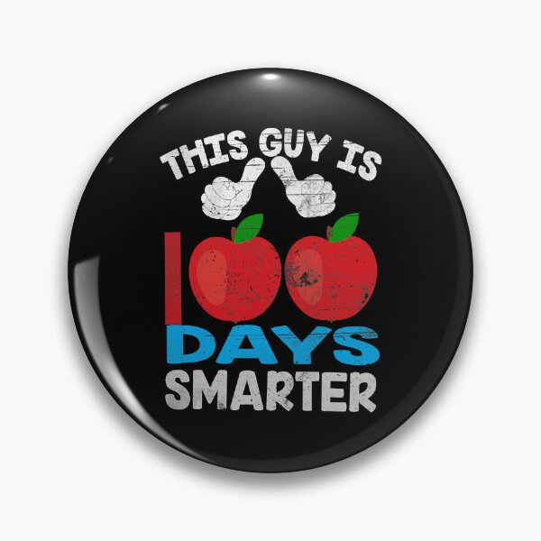 Item preview, Happy 100 Days of School This Guy is 100 Days Smarter designed and sold by SamirBeydoun.