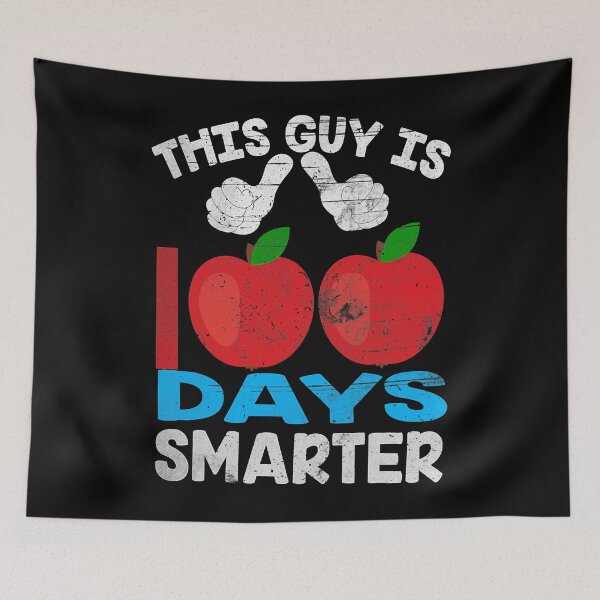 Item preview, Happy 100 Days of School This Guy is 100 Days Smarter designed and sold by SamirBeydoun.