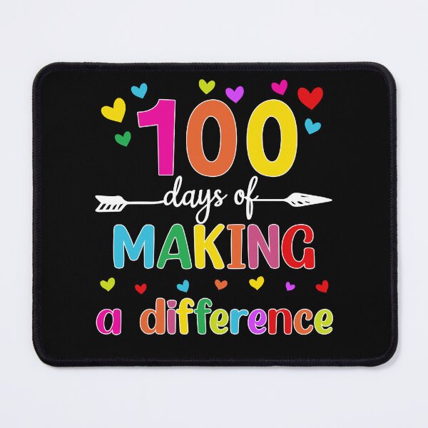 Item preview, 100 Days of Making A Difference Happy 100th Day of School designed and sold by gachtousalah.
