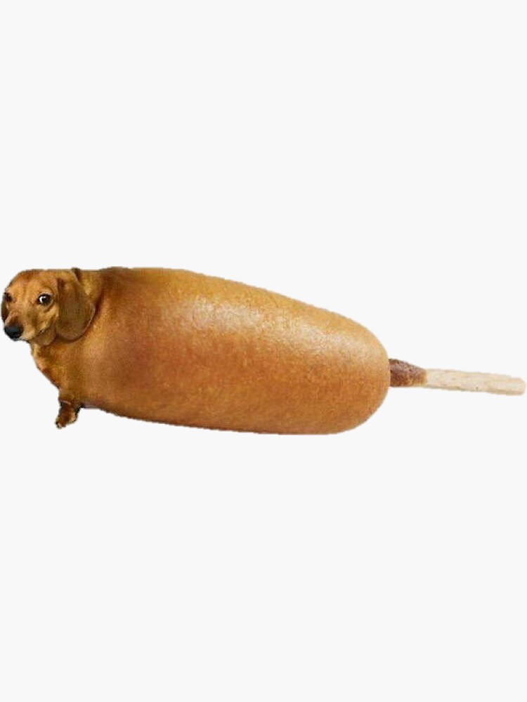 Thumbnail 3 of 3, Sticker, Corn Dog designed and sold by cassafrastea.