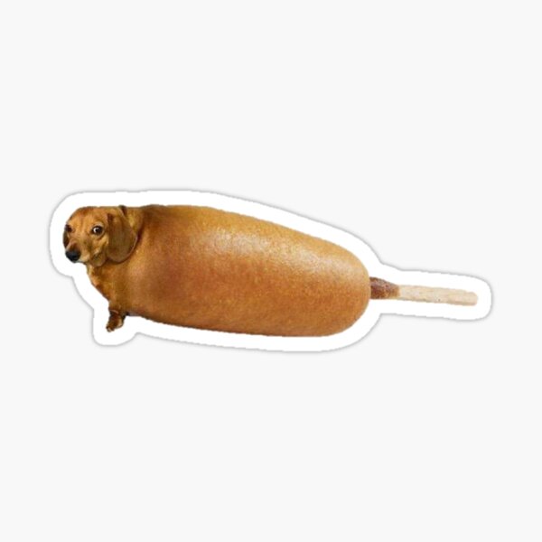 Corn Dog Sticker