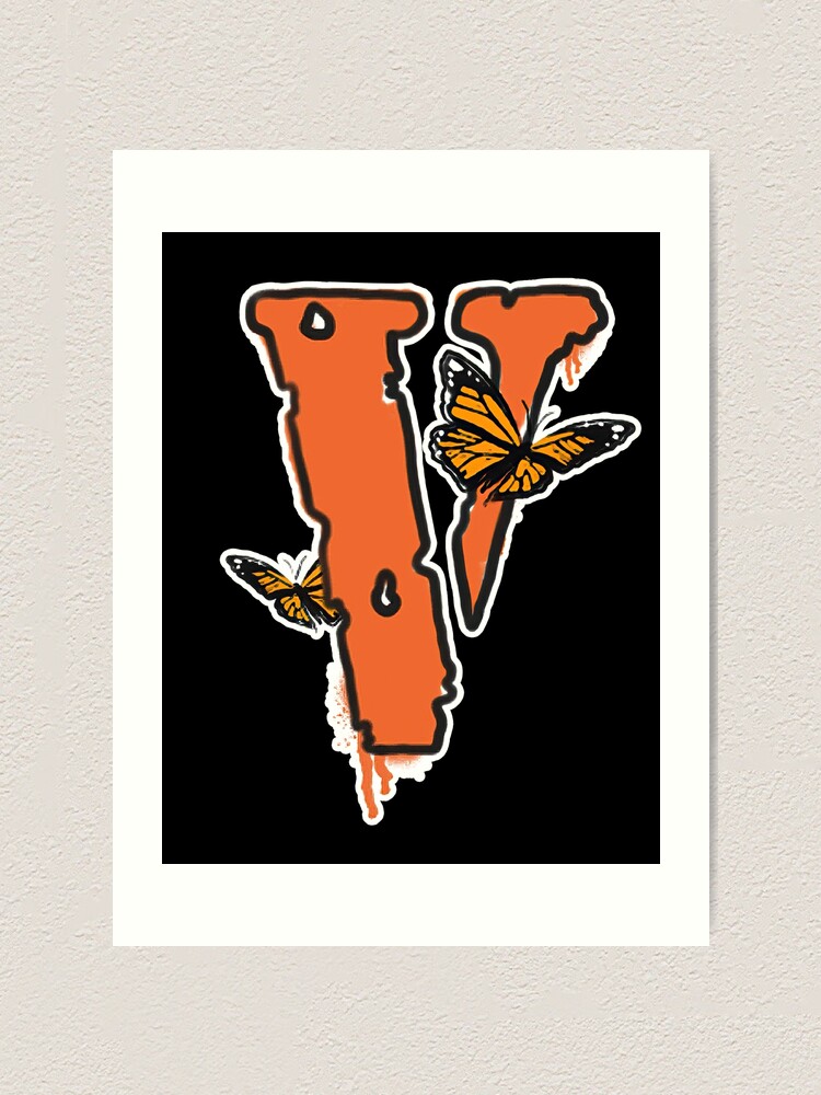 "VLONE x Juice Wrld Butterfly" Art Print by SRIKANTHART Redbubble