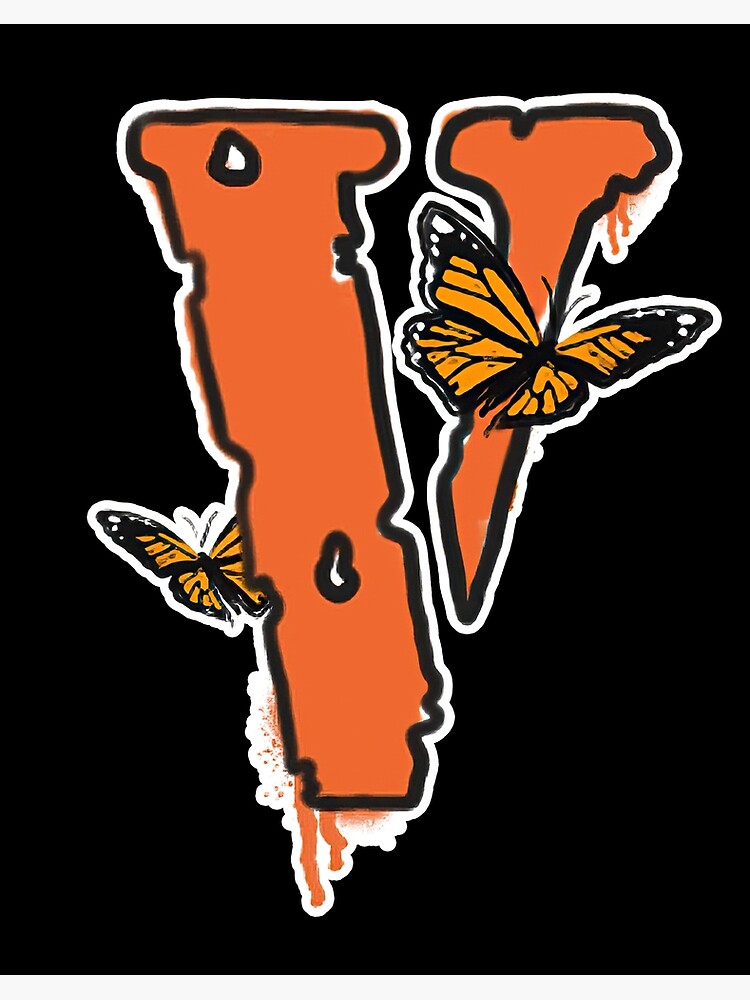 juice wrld butterfly vlone