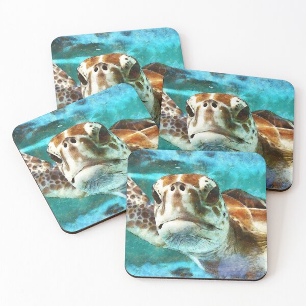 Item preview, Turtle Under Water Digital Painting designed and sold by NeavesPhoto.