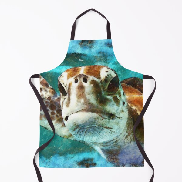 Item preview, Turtle Under Water Digital Painting designed and sold by NeavesPhoto.