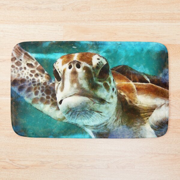 Item preview, Turtle Under Water Digital Painting designed and sold by NeavesPhoto.
