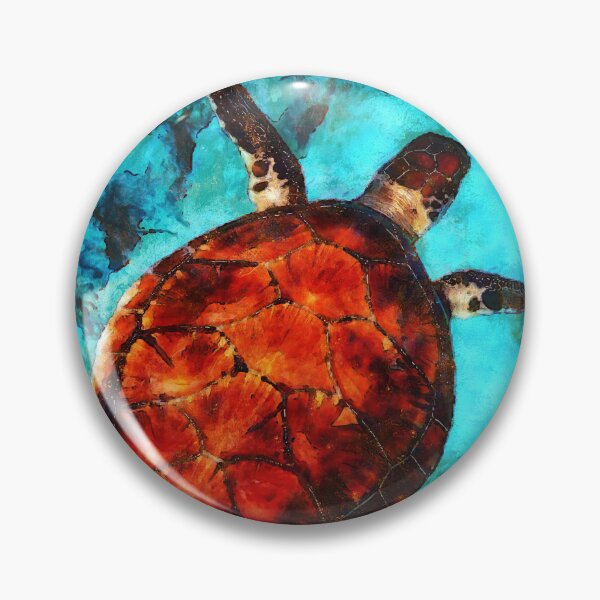 Item preview, Turtle Under Water Digital Painting designed and sold by NeavesPhoto.