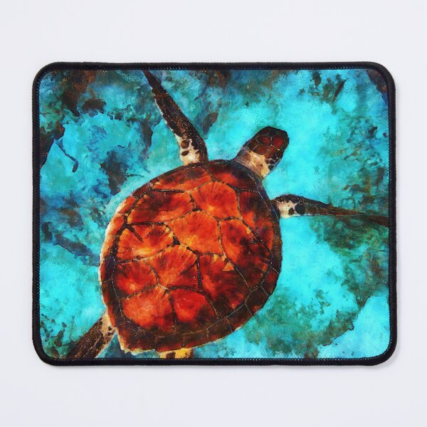 Item preview, Turtle Under Water Digital Painting designed and sold by NeavesPhoto.