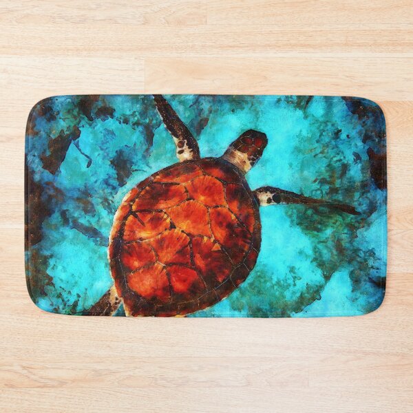 Item preview, Turtle Under Water Digital Painting designed and sold by NeavesPhoto.