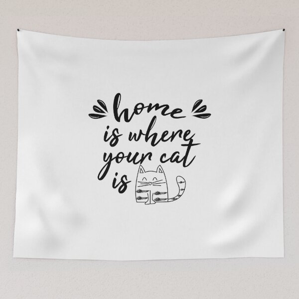 Item preview, Home Is Where Your Cat Is  designed and sold by VikiQuick.