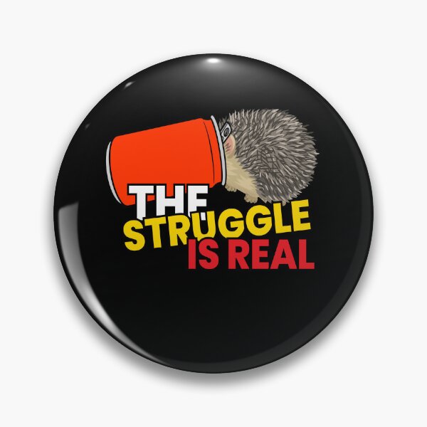 Item preview, The Struggle Is Real Hedgehog Cute Kids designed and sold by MooonTees.