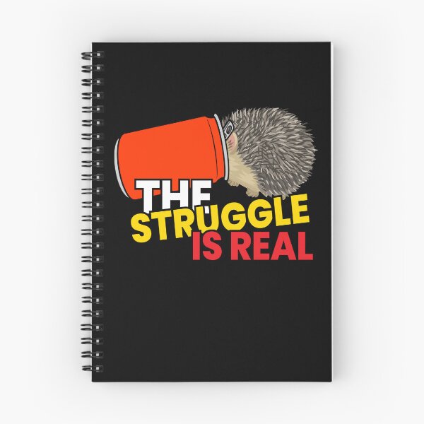 Item preview, The Struggle Is Real Hedgehog Cute Kids designed and sold by MooonTees.