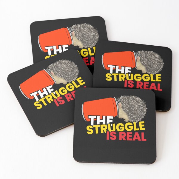 Item preview, The Struggle Is Real Hedgehog Cute Kids designed and sold by MooonTees.