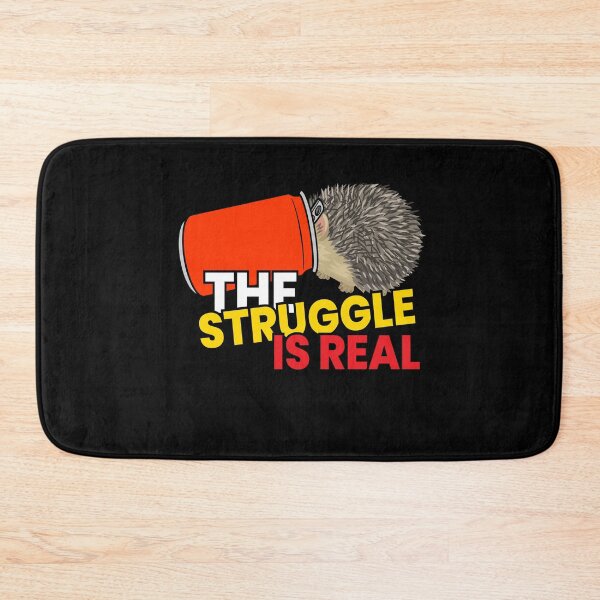 Item preview, The Struggle Is Real Hedgehog Cute Kids designed and sold by MooonTees.