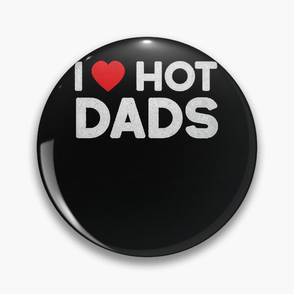 Artikelvorschau, I Love Hot Dads Vintage Funny Red Heart Love Dad Hoodie entworfen und verkauft von limonhati.