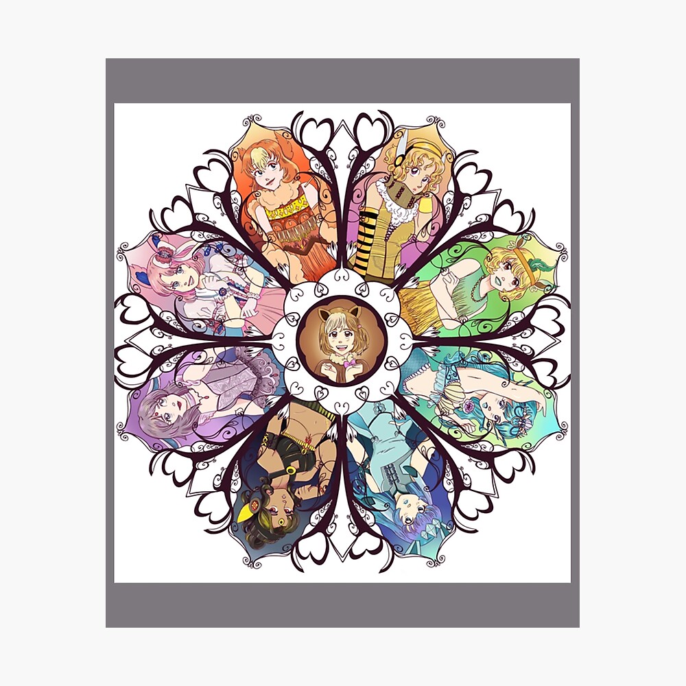 Pokemon Eevee Evolutions Stained Glass Girls T-Shirt