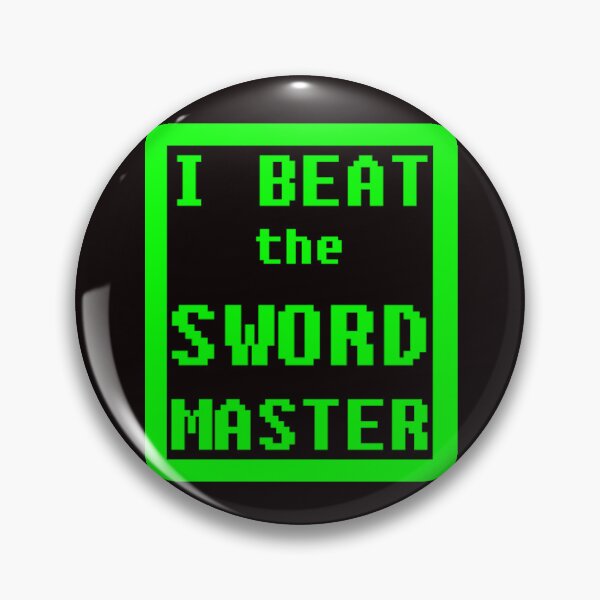 Item preview, I Beat the Sword Master Sticker designed and sold by FelixKliemank.