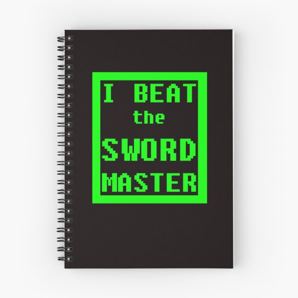 Item preview, I Beat the Sword Master Sticker designed and sold by FelixKliemank.