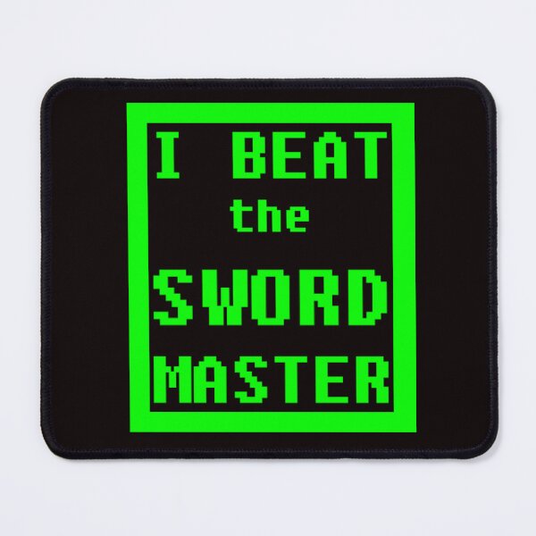 Item preview, I Beat the Sword Master Sticker designed and sold by FelixKliemank.