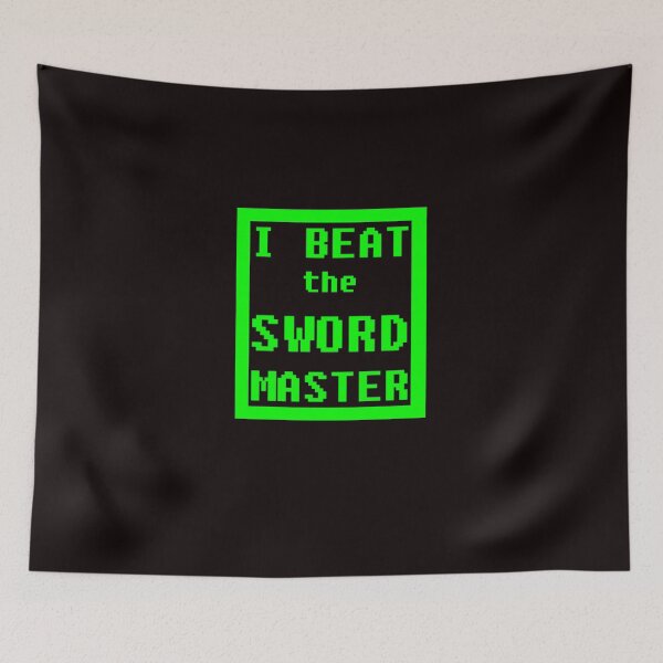 Item preview, I Beat the Sword Master Sticker designed and sold by FelixKliemank.