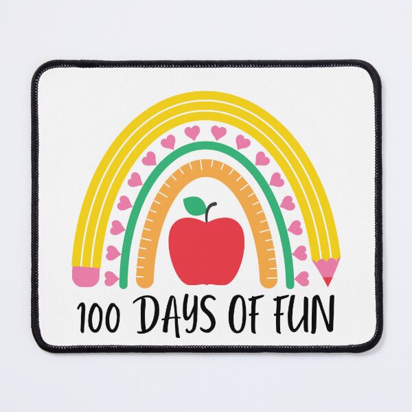 Item preview, 100 days of fun (black text)- teacher - kindergarten, preschool, elementary, middle school designed and sold by CaitU.