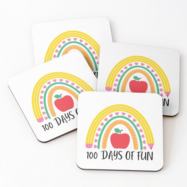 Item preview, 100 days of fun (black text)- teacher - kindergarten, preschool, elementary, middle school designed and sold by CaitU.