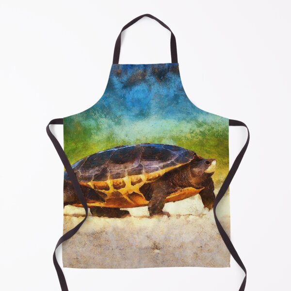 Item preview, Turtle Walking On The Sand Digital Painting designed and sold by NeavesPhoto.