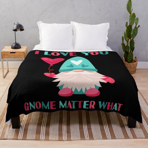 Item preview, I Love You Gnome Matter What Funny Gnomes Pun Valentines Day Tank Top designed and sold by limonhati.