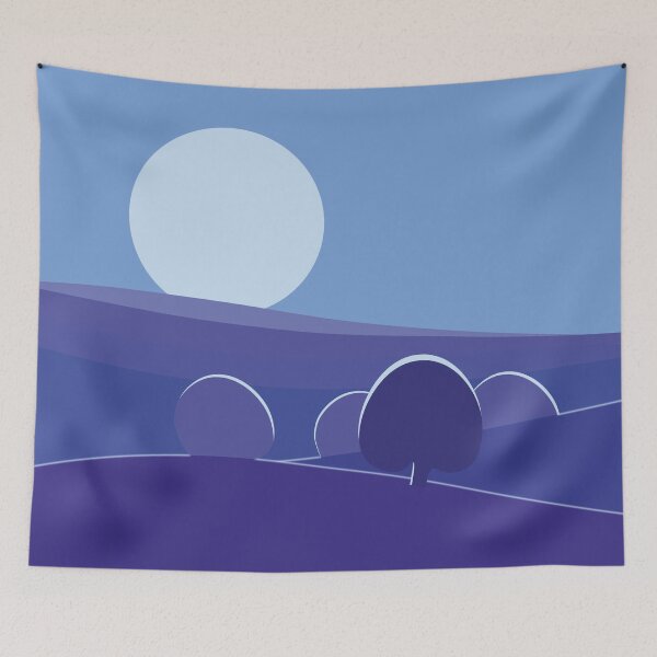 Item preview, Trees And Hills 02 designed and sold by blueocan.