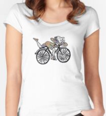 Bicycle Day 'Albert Hofmann' Women's Fitted Scoop T-Shirt