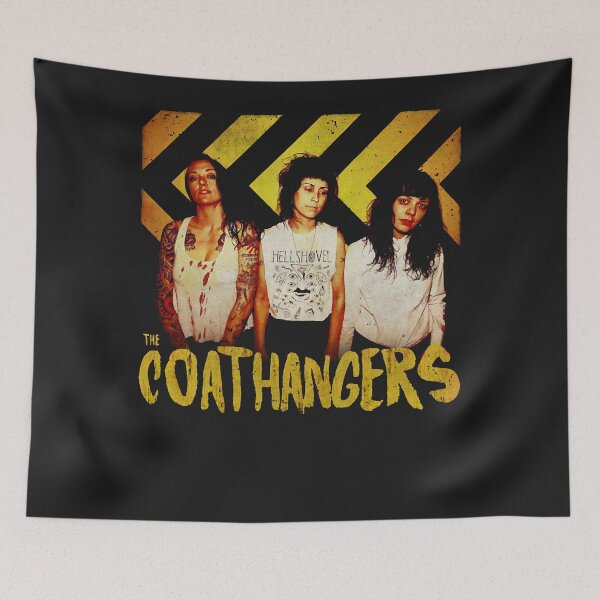 Item preview, the coathangers band punk garage rock distressed retro vintage tshirt design Classic T-Shirt designed and sold by Rebecandress.