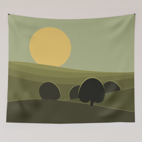 Item preview, Trees And Hills 04 designed and sold by blueocan.