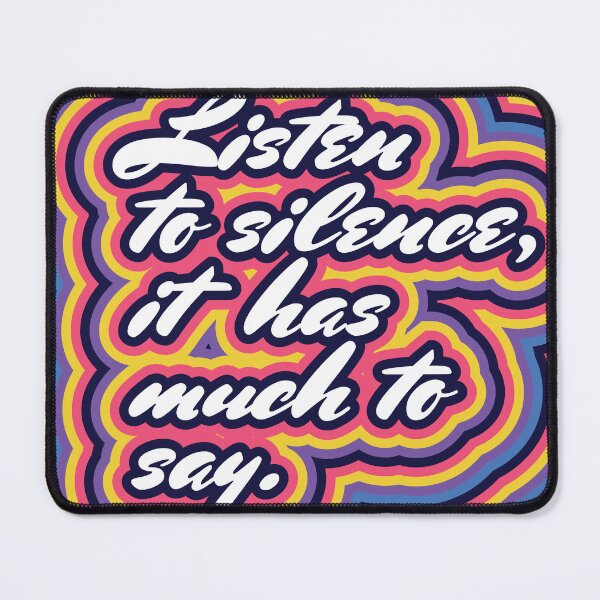 Item preview, Listen to the silence - Rumi designed and sold by ZeeshanDesignz.