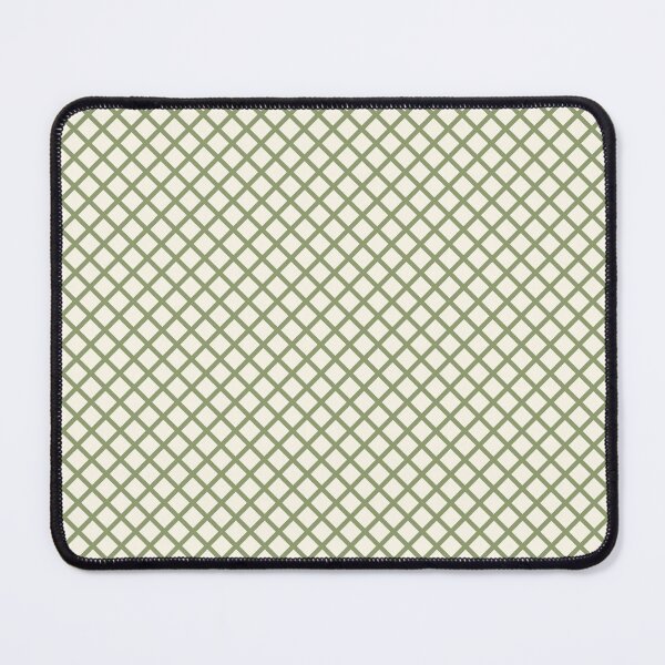 Item preview, Green diamond pattern with a cream background designed and sold by Studio Dotsch.