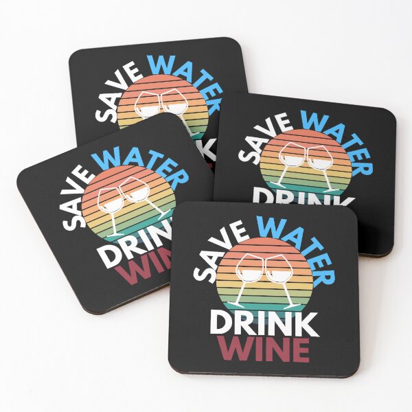Item preview, Save Water Drink Wine Drinking Humor designed and sold by EllConApparel.