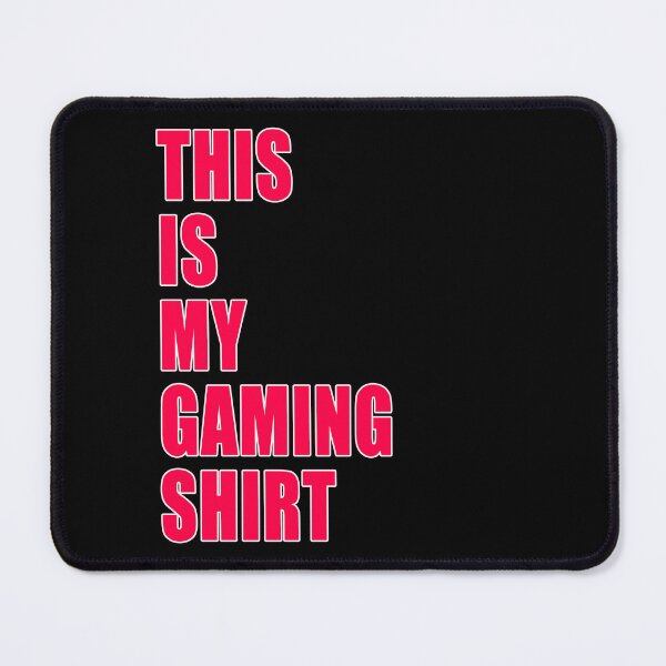 Item preview, This Is My Gaming Shirt Funny Nerd Gamer Dad Joke Design Red designed and sold by Jason Gilbert.