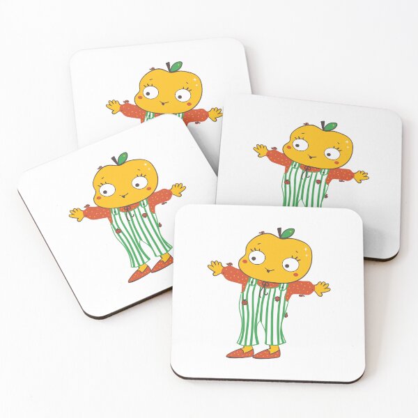 Item preview, Cute Apple Girl With Baby Ladybugs designed and sold by Apple-and-Cat.