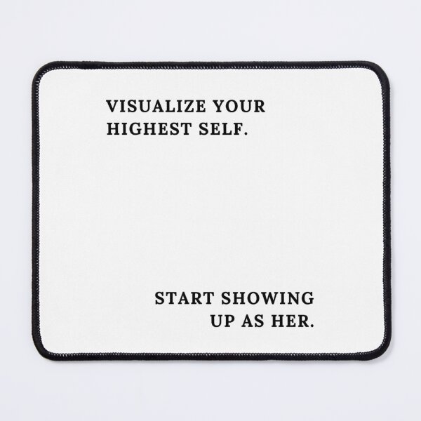 Item preview, Visualize your Highest Self, Start Showing up as her, Inspirational, Motivational designed and sold by Magic Love Art Print.